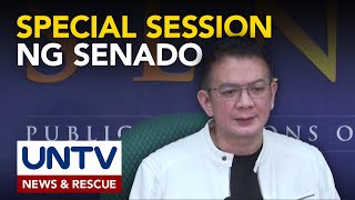 Special session, posibleng mangyari habang naka-break ang Senado – Sen. Escudero