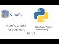numpy tutorial for beginners: part 3