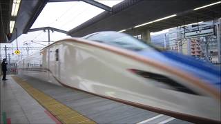 【Japanese SHINKANSEN】北陸新幹線W7系 かがやき500号 長野発車