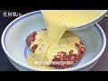 homemade luncheon meat recipes homemade dishes pour 2 eggs in the minced meat teach you how to