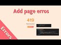 Add page error Laravel 9 | Sample Dashboard