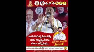 జగన్ కు మళ్ళీ ఓటు వేస్తే.. మీరు నిలుచున్న నేలను కూడా అమ్మేస్తాడు | Raghu Rama Krishna Raju | TDP