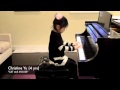 Amazing 4 years old  pianist performing original composition