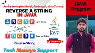 Reverse a String in Java | Java String Interview Program | Beginner Friendly