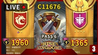 1960, 1862, 1093 vs 1365, 1175, 1534  C11676 KvK 關 6 先鋒之戰 Part 3 | 2023 | 萬國覺醒 Rise of Kingdoms