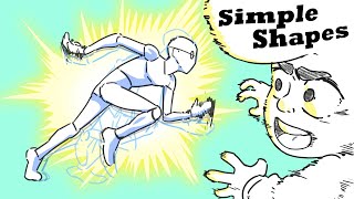 How I animate characters using simple shapes (sakuga workflow)
