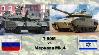 Т-90М vs Меркава Мк.4. Сравнение танков России и Израиля.