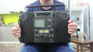 Trên Tay Chiếc Đài Sanyo-T4100 Hầm Hố có cả Tivi  | LHCS