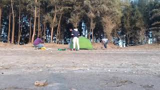 Dahanu Beach camping Timelapse (Chikhla Beach)