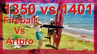 Axis 1350 Fireball VS 1401 Artpro | A Downwinder With School Teacher Matt