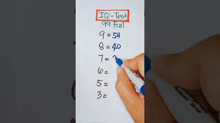 Part 271: IQ-TEST! 9% Fail | Math Hacks | Math Tricks Tutorial #shorts  #short  #maths #shortvideo