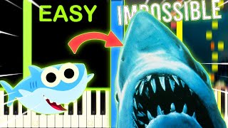 JAWS THEME from TOO EASY to IMPOSSIBLE