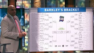 Charles Barkley breaks down his bracket and reveals his Final Four