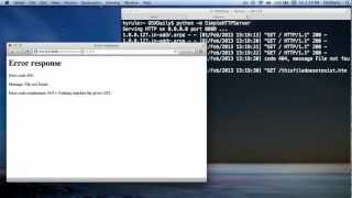 Start a Web Server with Python