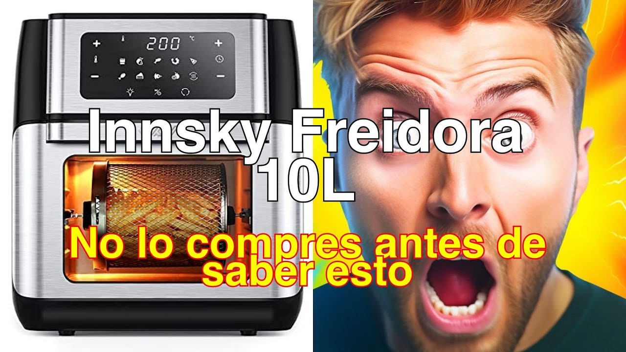 Reseña De La Freidora Sin Aceite Innsky 10L: ¡Cocina Saludable Y ...