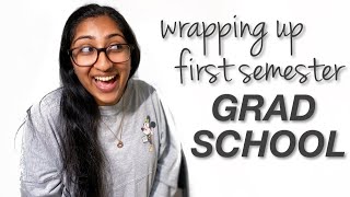 done with first semester of GRAD SCHOOL || uc berkeley data science masters final project week vlog