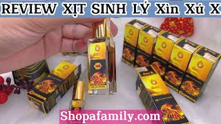 Review Xịt Sinh Lý Sìn Su X- Tăng cường sinh lý nam