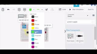 4 Bit Binary Adder Using TinkerCad