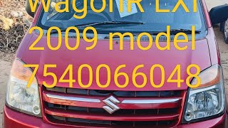 Maruti wagon R LXI 2009 model third owner RC current for sales location gobi 75400 66048