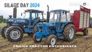 Classic Fords lifting grass at a local Silage Day (Craigs Tractor Enthusiasts)