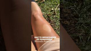 HAZ TU BRONCEADOR DE ZANAHORIA 🥕 #beautyhacks #trucosdebelleza #bronceado #hacks #hacksdebelleza