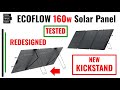 REDESIGNED NEW EcoFlow 160w Solar Panel TOTALLY ReDesigned EcoFlow NextGen 160w