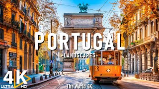 Portugal 4K -  Breathtaking Views, Vibrant Cities, and Serene Beaches of Portugal with Calming Music