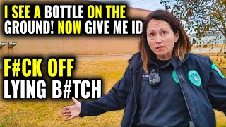 Idiot Female Officer \u0026 Tyrant Sergeant Owned For Framing Civilians *ID Refusal* 1st Amendment Audit