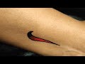 love moon nike cross tattoo design for men and women