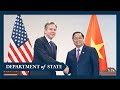 Secretary Blinken meets with Vietnamese Prime Minister Pham Minh Chinh in Washington D C at 10:15am.