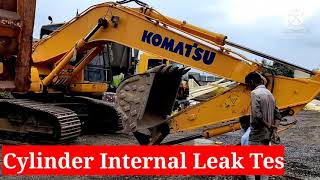 Hydraulic Cylinder Internal Leak Test..