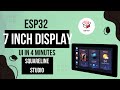 How to make a GUI for ESP32 7 inch Display from Waveshare with Squareline Studio and LVGL