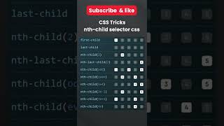 13 Day CSS Tricks nth-child selector CSS #200dayschallenge
