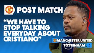 Patrice Evra Reacts To Cristiano Ronaldo Leaving The Pitch Early | Manchester United 2-0 Tottenham