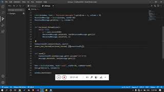 Chat Room GUI (socket programming) in python (Arabic)