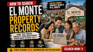 How to search El Monte property records