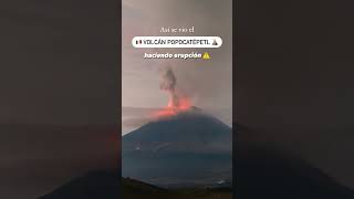 ASÍ se ve un VOLCÁN EN ERUPCIÓN!! (VIDEO REAL)