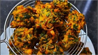 पालक के पकोड़े कुरकुरे ओर टेस्टी | भजिया बनाने का परफेक्ट नया तरीका Pakode Recipe Hindi Ghar ka Swad