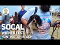 [4K] Saturday morning | Huntington Beach California | SoCal Wiener Fest 2023