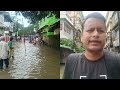 silchar 1st link road flood today flood in silchar link road water level