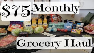 My $75 Grocery Haul For The Entire Month of April (Food for One)