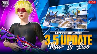 NEW 3.5 WINTER UPDATE IN PUBG MOBILE | LIVE STREAM | MAVI PLAYS IS LIVE |