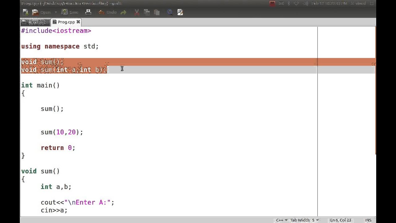 Function Overloading In C++ - YouTube