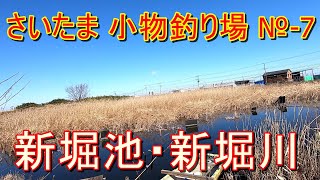 さいたま 小物釣り場 №-7　新堀池・新堀川　タナゴ・フナ・モロコ・モツゴ