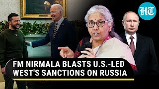 'Europe Hurt Own...': Nirmala dresses down West for sanctions on Russia; Hails India | Watch