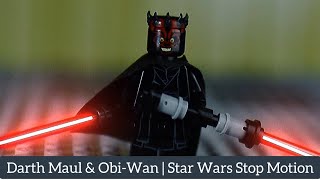 Darth Maul \u0026 Obi-Wan | LEGO Star Wars Stop Motion