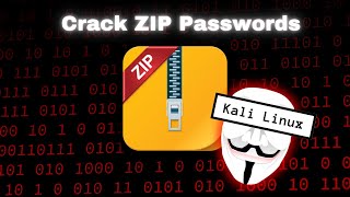 How Hackers Crack Password Protected ZIP file | Kali Linux (Educational Purposes ONLY!!!)