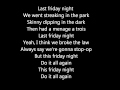 Katy Perry Last friday night T.G.I.F lyrics