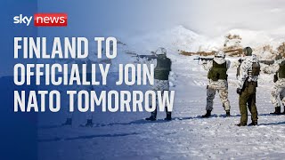 Finland to officially join NATO tomorrow