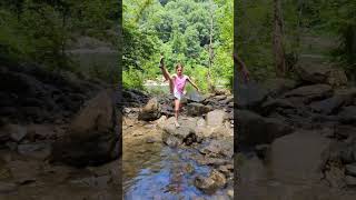 Contortion at New River Gorge! #contortion #newrivergorge #contortionist #flexible